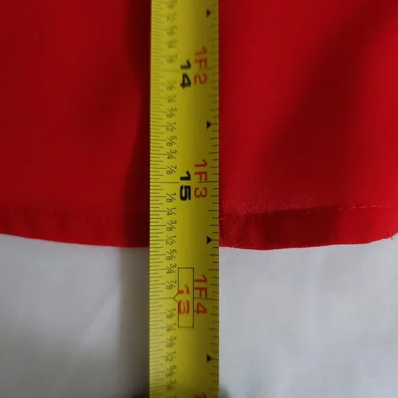 NWOT APT 9 Essentials Red Sheer Tank Sz L - Picture 3 of 8